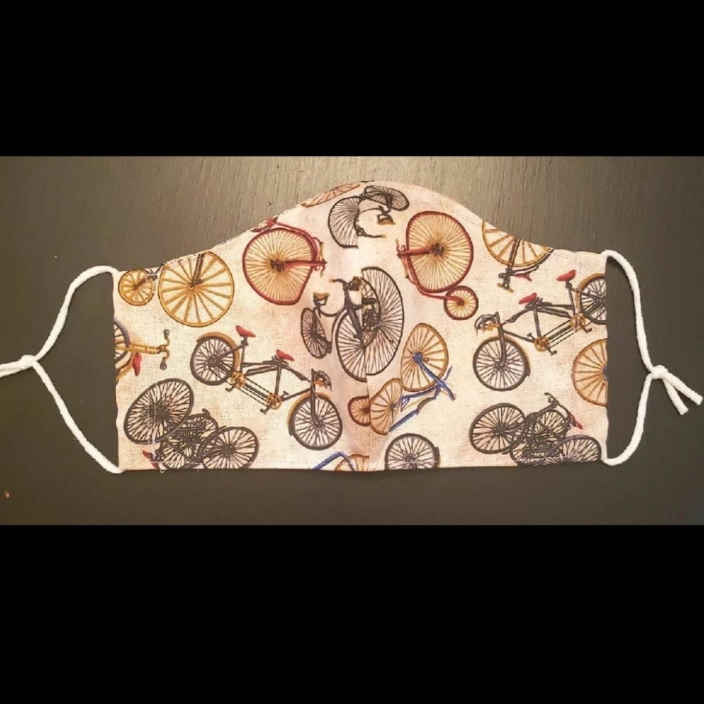 Face Mask Adult With Filter Pocket (Bicycle)